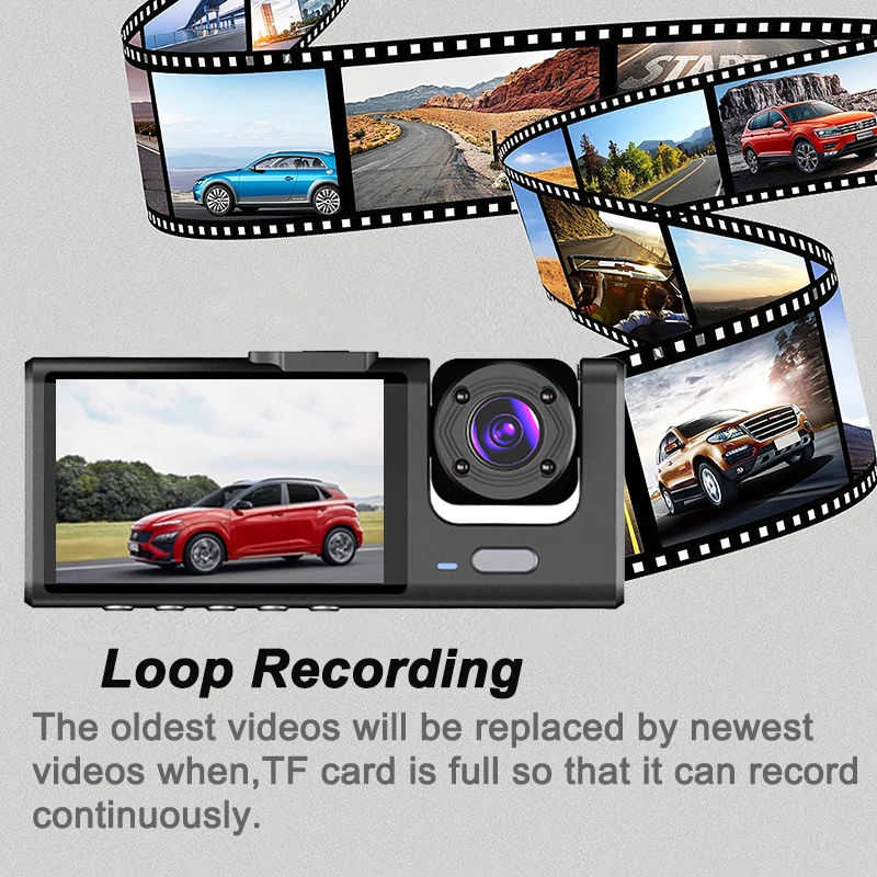 1080P Автомобильный Видеорегистратор WIFI Dash Cam для Автомобилей Камера для Автомобильного Регистратора Видео Передняя Внутренняя Камера Dashcam Black Box Автомобильные Аксессуары Изображение 5