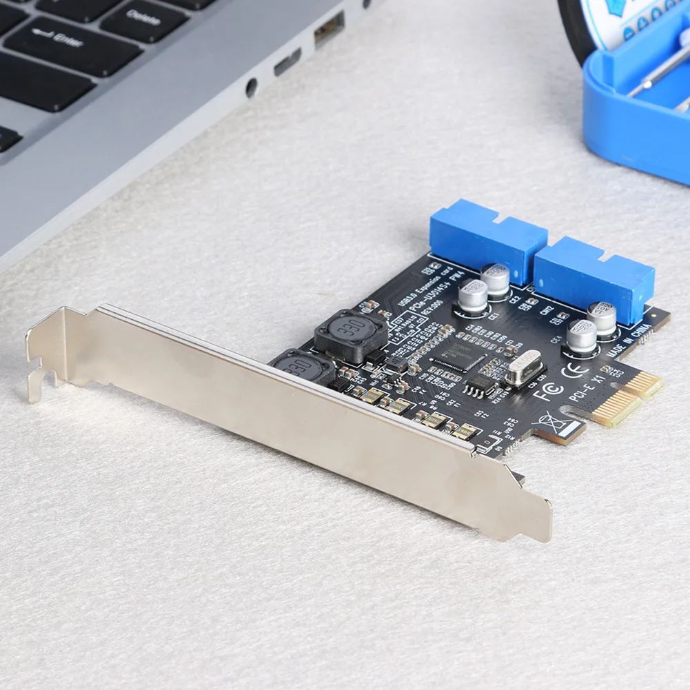 Адаптер с разъемом от PCI-E до 19/20-контактного разъема USB 3.0 Модуль расширения PCI Express Изображение 5