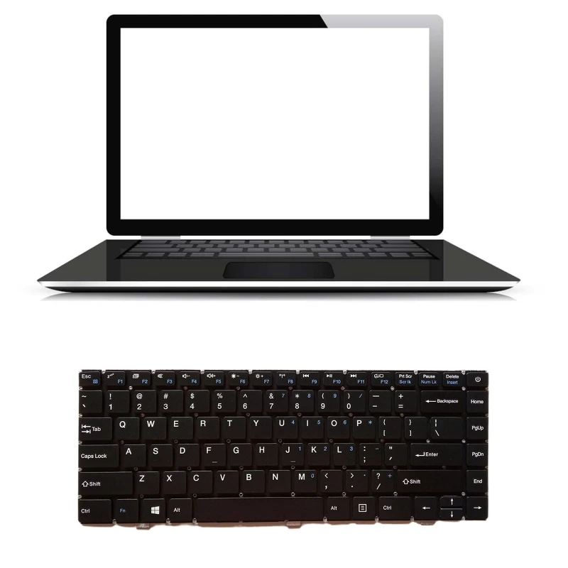 Английская версия клавиатуры ноутбука Для Смартбуков PSB133S01CFH_DG_CIS PSB133S01CFP_DB_CIS 133S Протестирована Клавиатура PSB133S01 Изображение 1