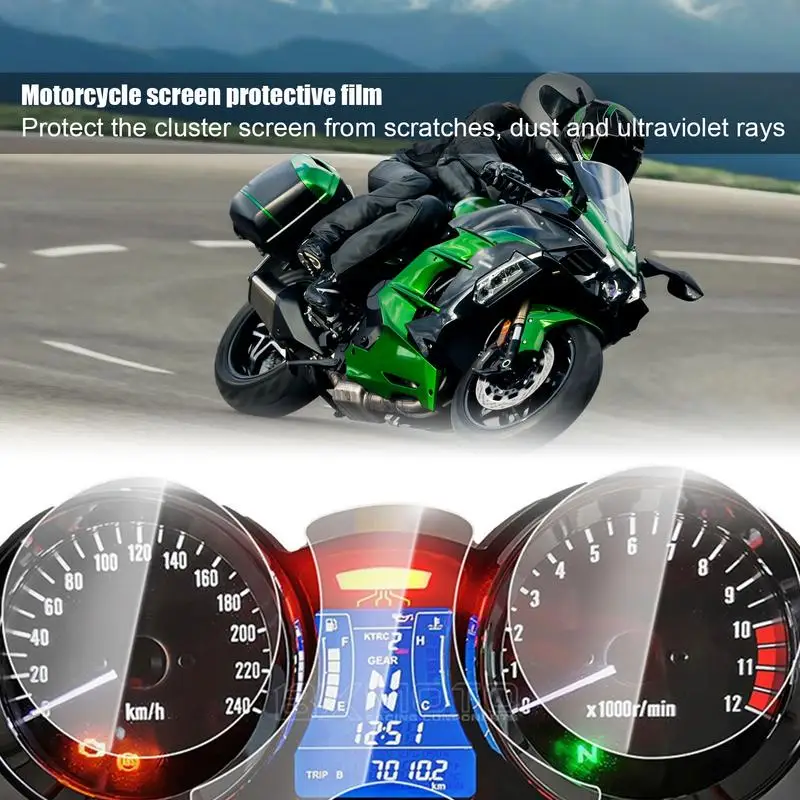 Защитная пленка для экрана приборной панели, пленка для спидометра мотоцикла для Z900RS, Z900RS Cafe, 18-20 Прозрачных наклеек, наклейки Изображение 2