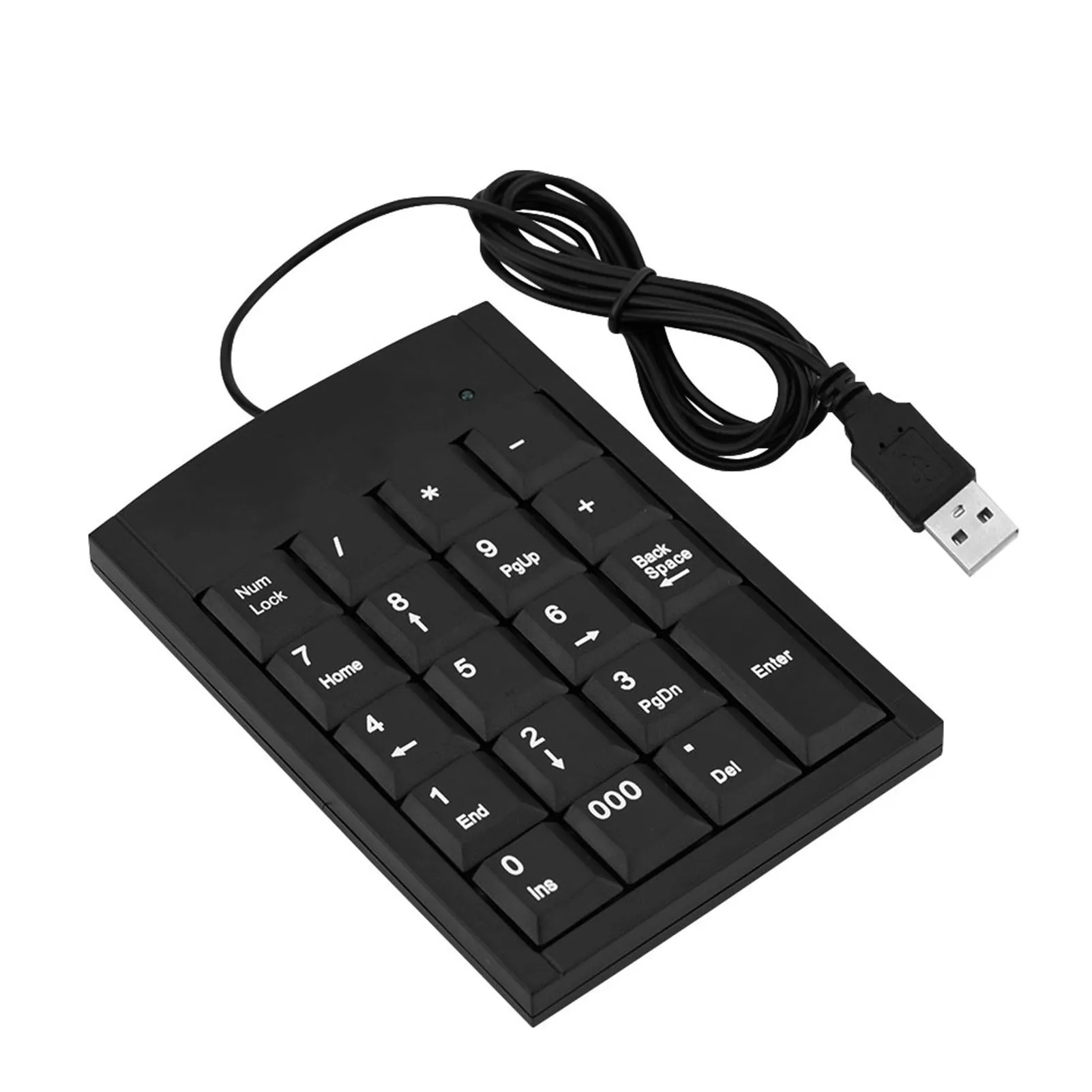 Компактная цифровая клавиатура USB для ноутбука - удобная и простая в использовании мини-цифровая клавиатура Изображение 0