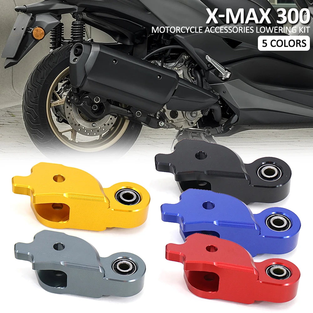 Новый Уменьшающий 3 СМ Аксессуары Для Мотоциклов, 5 цветов, Комплект Для Опускания заднего Амортизатора YAMAHA X-MAX 300 X-MAX300 XMAX300 XMAX 300 Изображение 0