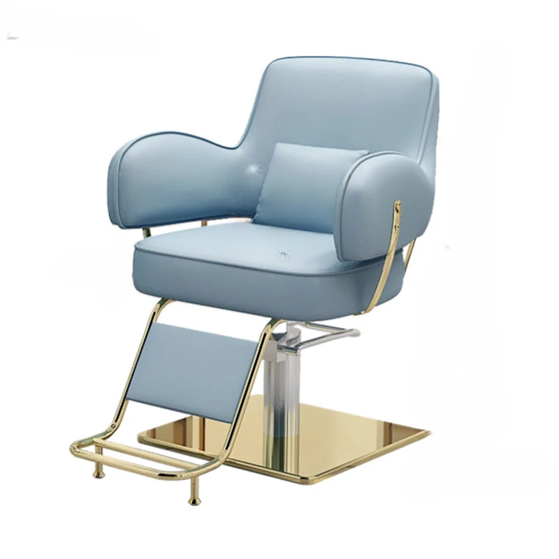 Парикмахерские кресла из нержавеющей стали, Салонная мебель, Парикмахерские салоны, Специальные Парикмахерские кресла, Подъемное Парикмахерское кресло Nordic Beauty Salon Изображение 0