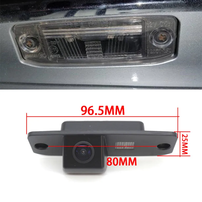 ПЗС-матрица заднего вида автомобиля Камера для парковки заднего хода HD высокого качества RCA для Hyundai Accent MC 2005 2006 2007 2008 2009 2010 2011 Изображение 1