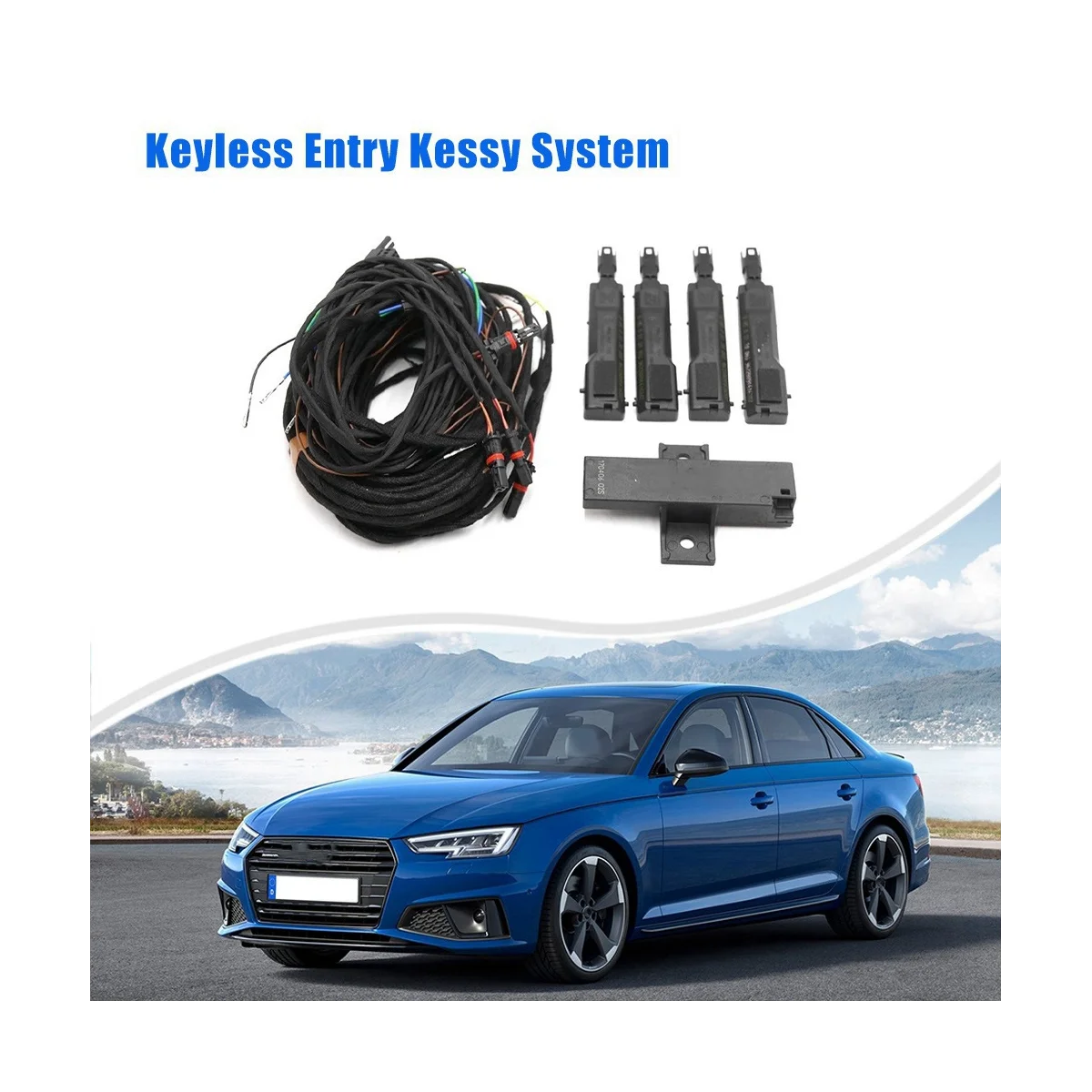 Система Kessy для Бесключевого доступа в Автомобиль Audi A4 B9 Facelift A5 2020-2022 8W0927753 8W0927754 4M0907247 Изображение 5