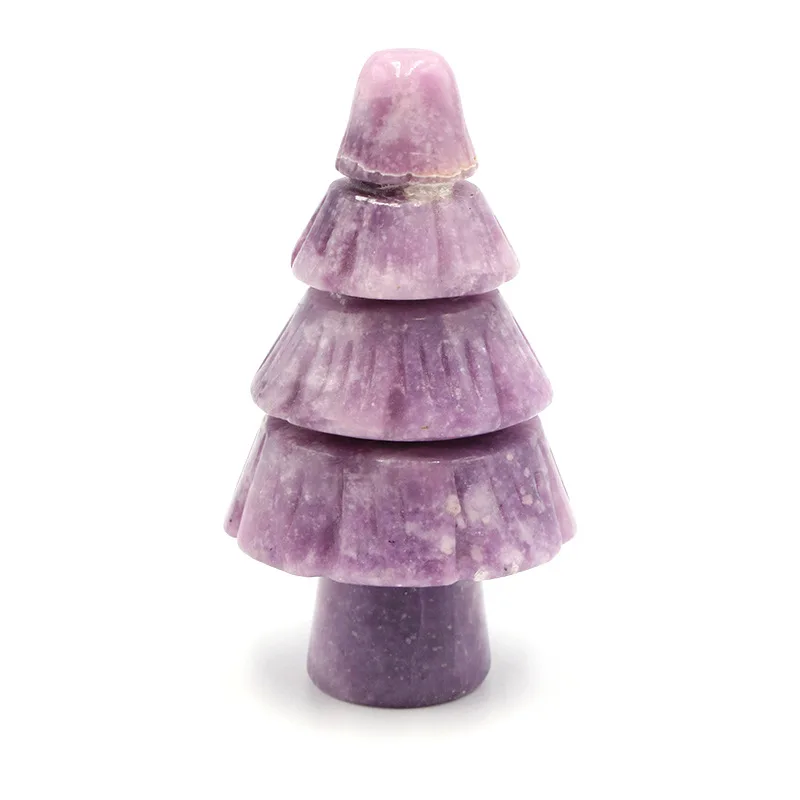 Внутреннее убранство HLX31 популярные каменные украшения Рождественская елка ремесленный камень Изображение 3
