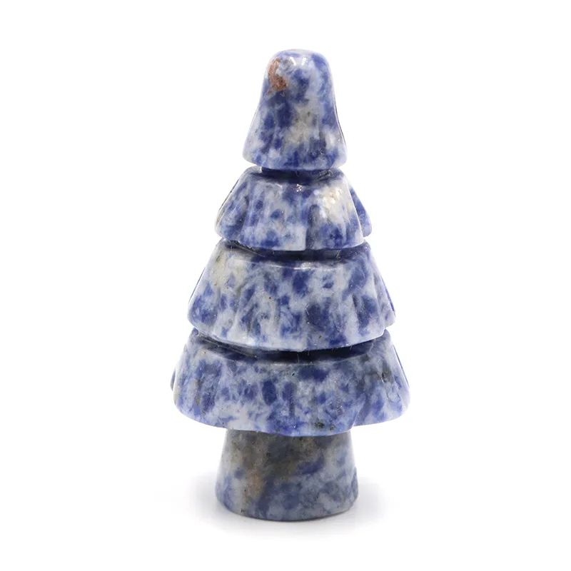 Внутреннее убранство HLX31 популярные каменные украшения Рождественская елка ремесленный камень Изображение 5